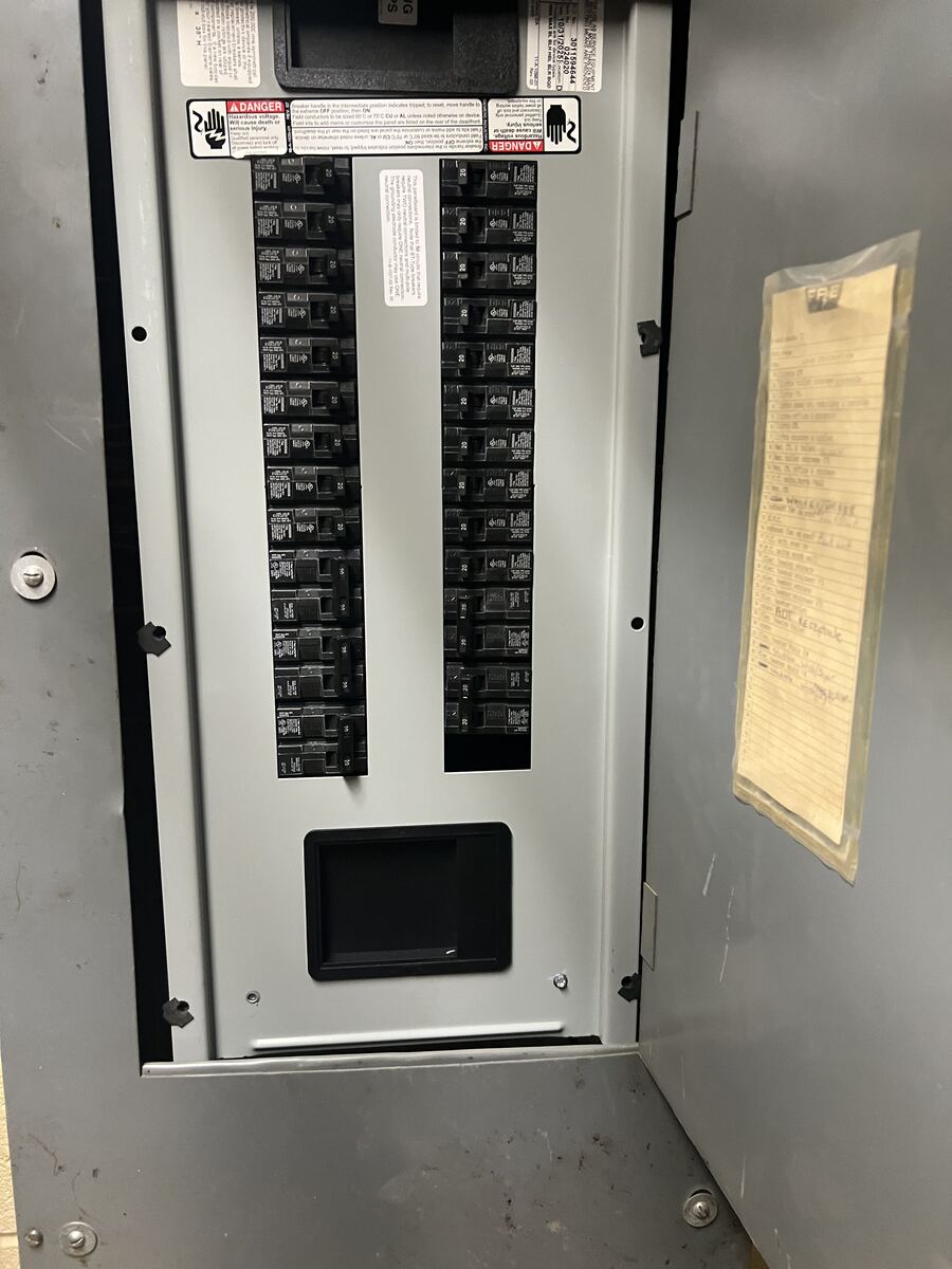 Commercial panel upgrade