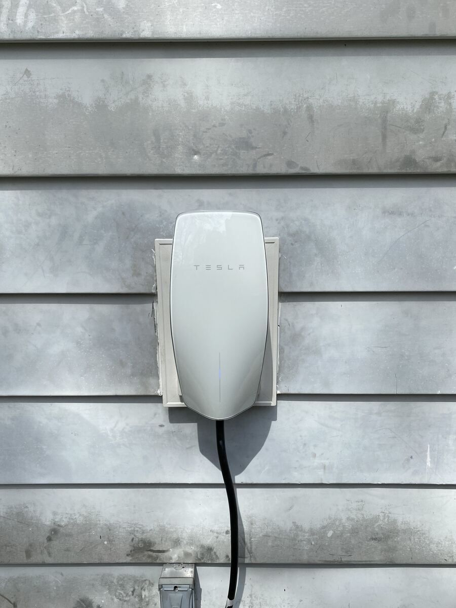 Tesla wall connector install